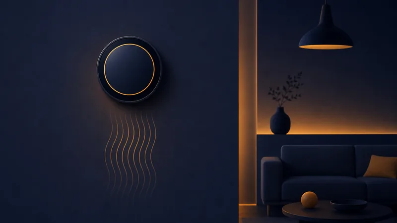Illustration : Thermostat d'ambiance (domotique)